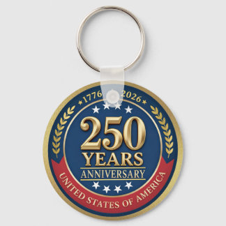 250. Jubiläum USA Patriotisch | 1776–2026 Schlüsselanhänger