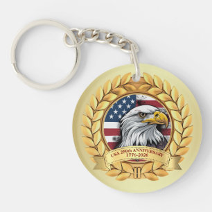250. Jubiläum USA Patriotisch 1776–2026 Schlüsselanhänger
