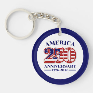 250. Jubiläum USA Patriotisch 1776–2026 Schlüsselanhänger