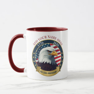 250. Jubiläum USA Patriotisch 1776–2026 Tasse