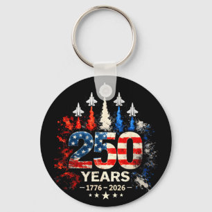 250. Jubiläum USA patriotisch 250 Jahre amerikanis Schlüsselanhänger
