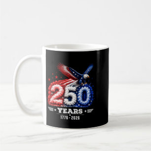 250. Jubiläum USA Patriotisch 250 Jahre Kaffeetasse