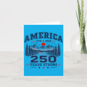 250. Jubiläum USA Patriotisch 250 Jahre Karte
