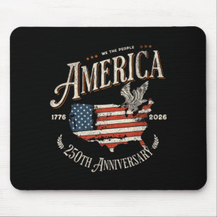 250. Jubiläum USA Patriotisch 4. Juli Mousepad