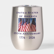 250. Jubiläum USA Patriotische amerikanische Flagg