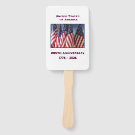 250. Jubiläum USA Patriotische amerikanische Flagg Fächer