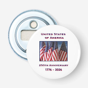 250. Jubiläum USA Patriotische amerikanische Flagg Flaschenöffner