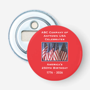 250. Jubiläum USA Patriotische amerikanische Flagg Flaschenöffner