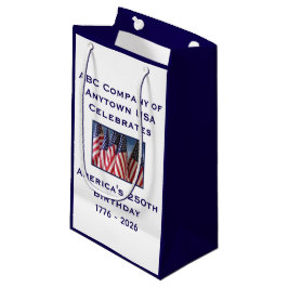 250. Jubiläum USA Patriotische Flaggen  Kleine Geschenktüte