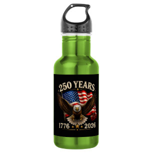 250. Jubiläum USA Patriotischer Adler 250. Edelstahlflasche