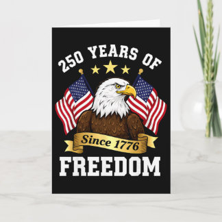 250. Jubiläum USA Patriotischer Adler 250 Jahre 4t Karte