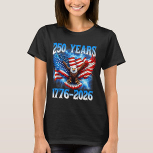 250. Jubiläum USA Patriotischer Adler 250 Jahre 4t T-Shirt