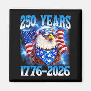 250. Jubiläum USA Patriotischer Adler 250 Jahre Magnet