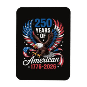 250. Jubiläum USA Patriotischer Adler 250 Jahre Magnet