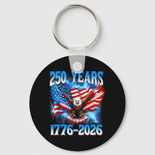 250. Jubiläum USA Patriotischer Adler 250 Jahre Schlüsselanhänger