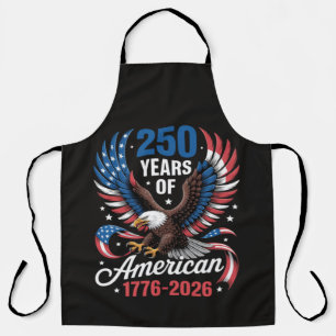 250. Jubiläum USA Patriotischer Adler 250 Jahre Schürze