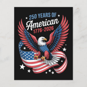 250. Jubiläum USA Patriotischer Adler Flyer