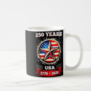 250. Jubiläum USA Patriotischer Stern Kaffeetasse