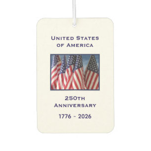 250. Jubiläum USA Patriotisches Amerikanisches Aut Autolufterfrischer