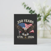 250. Jubiläum USA Postkarte (Stehend Vorderseite)