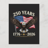 250. Jubiläum USA Postkarte (Vorderseite)