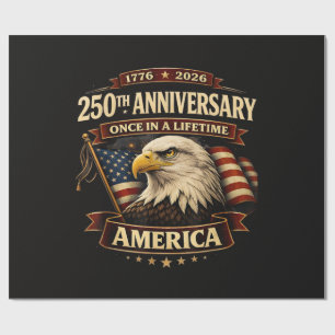 250. Jubiläum USA-Shirt 250. Amerika Geschenkpapier