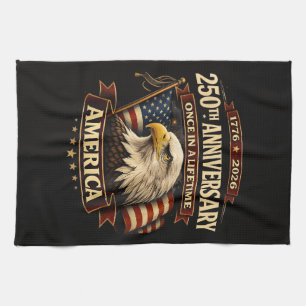 250. Jubiläum USA-Shirt 250. Amerika Geschirrtuch