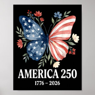 250. Jubiläum USA-Shirt Patriotische Freiheit 4. Poster
