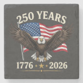 250. Jubiläum USA Steinuntersetzer (Vorderseite)