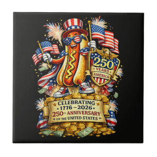 250. Jubiläum USA Unabhängigkeitsfeier Fliese