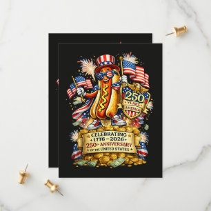 250. Jubiläum USA Unabhängigkeitsfeier Save The Date