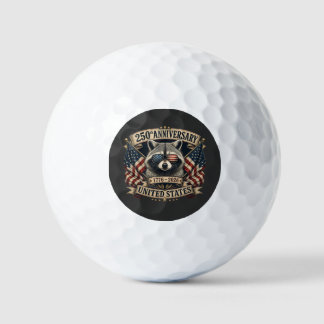 250. Jubiläum USA Waschbär Vintage 4. Juli Golfball