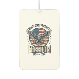 250. Jubiläums-Freiheits-Adler Patriotisch Vintage Autolufterfrischer