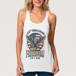 250. Jubiläums-Freiheitsadler Patriotisches Vintag Tank Top