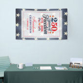 250. Jubiläums-Freiheitsfeier Banner (Messeveranstaltung)