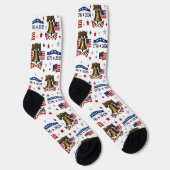 250. Jubiläums-Liberty-Bell-Socken Socken (Rechts)