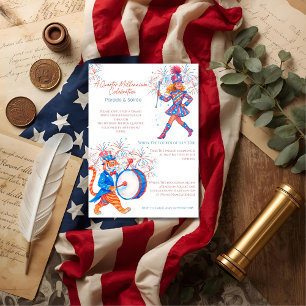 250. Jubiläums-Patriotismus-Parade & Soiree Einladung