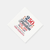 250. Jubiläumsfreiheitsfeier Serviette (Ecke)