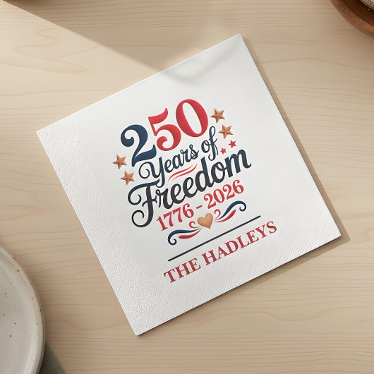 250. Jubiläumsfreiheitsfeier Serviette