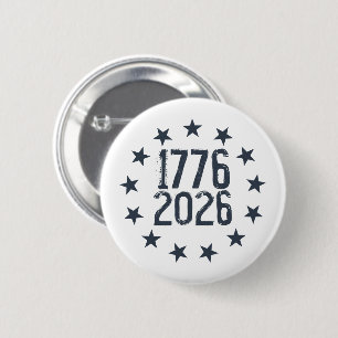 250. Jubiläumsstern 1776–2026 des Jahres der Freih Button