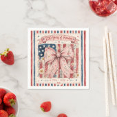 250. patriotische Party-Ausrüstung Papiertuch Serviette (Beispiel)