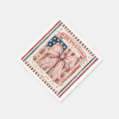 250. patriotische Party-Ausrüstung Papiertuch Serviette (Ecke)
