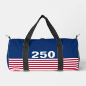 250 Red White and Blue USA Anniversary Duffle Bag (Vorderseite)