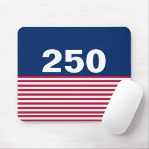 250 Rot Weiß Blau USA-Jubiläum Mousepad