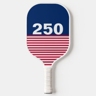 250 Rot Weiß Blau USA-Jubiläum Pickleball Schläger