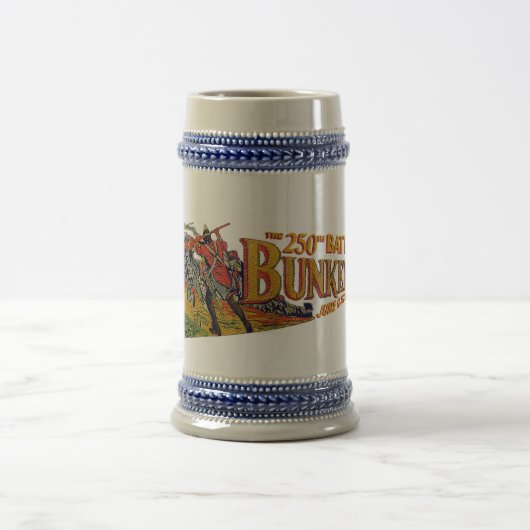 250. Schlacht bei Bunker Hill Fundraising Stein Bierglas (Mittel)