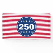 250 Sterne und Streifen Rot Weiß und Blau Patrioti