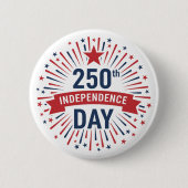 250. Unabhängigkeitstag Button (Vorderseite)