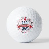 250. Unabhängigkeitstag Golfball (Vorderseite)