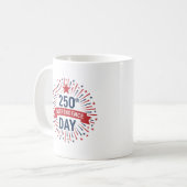 250. Unabhängigkeitstag Kaffeetasse (Vorderseite Links)